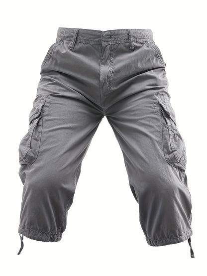 Mark - Outdoor Long Cargo Shorts with Loose Fit and Multi-Pocket for Men