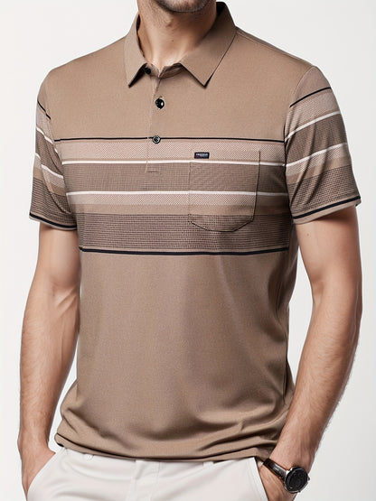 Benjamin - Casual Striped Polo Shirt for Men