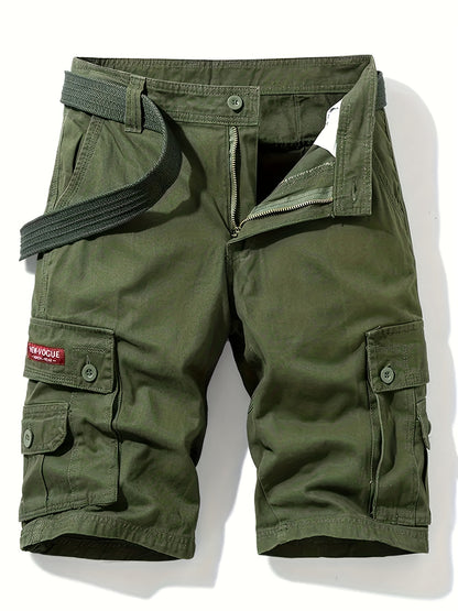 Jerry - Classic Design Cargo Shorts with Multi Pocket and Belt for Men