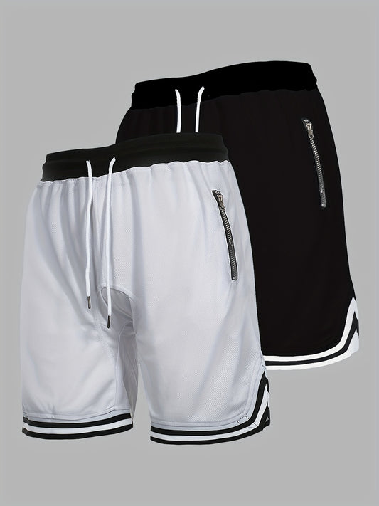 Damian – Men's Breathable Athletic Shorts Set