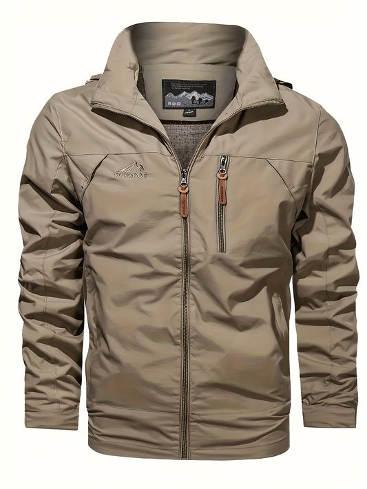 Lewis – Men's Waterproof & Windproof Hooded Jacket