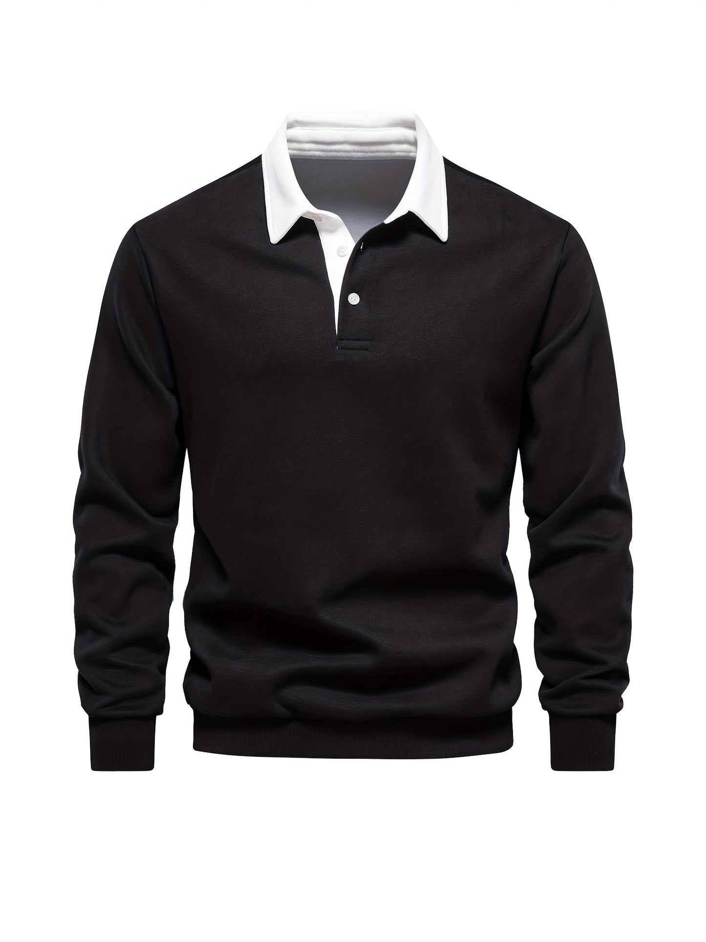 Tom – Men's Retro Color Block Pullover Shirt