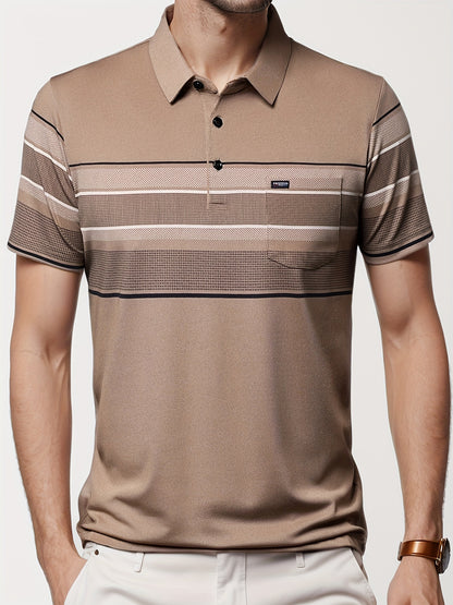 Benjamin - Casual Striped Polo Shirt for Men