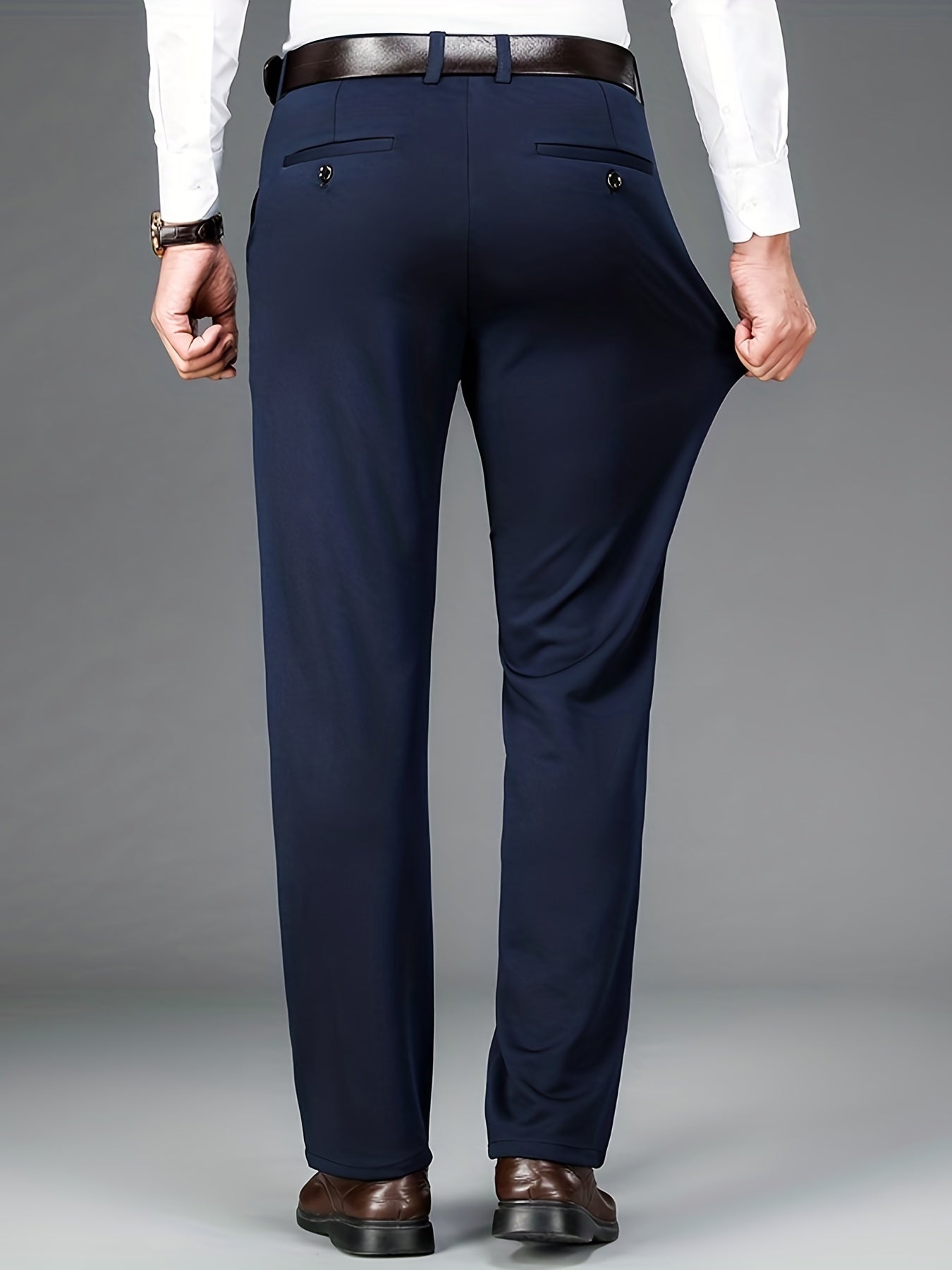 Harrison - Classic Design Trouser Pants with Slightly Stretch for Men