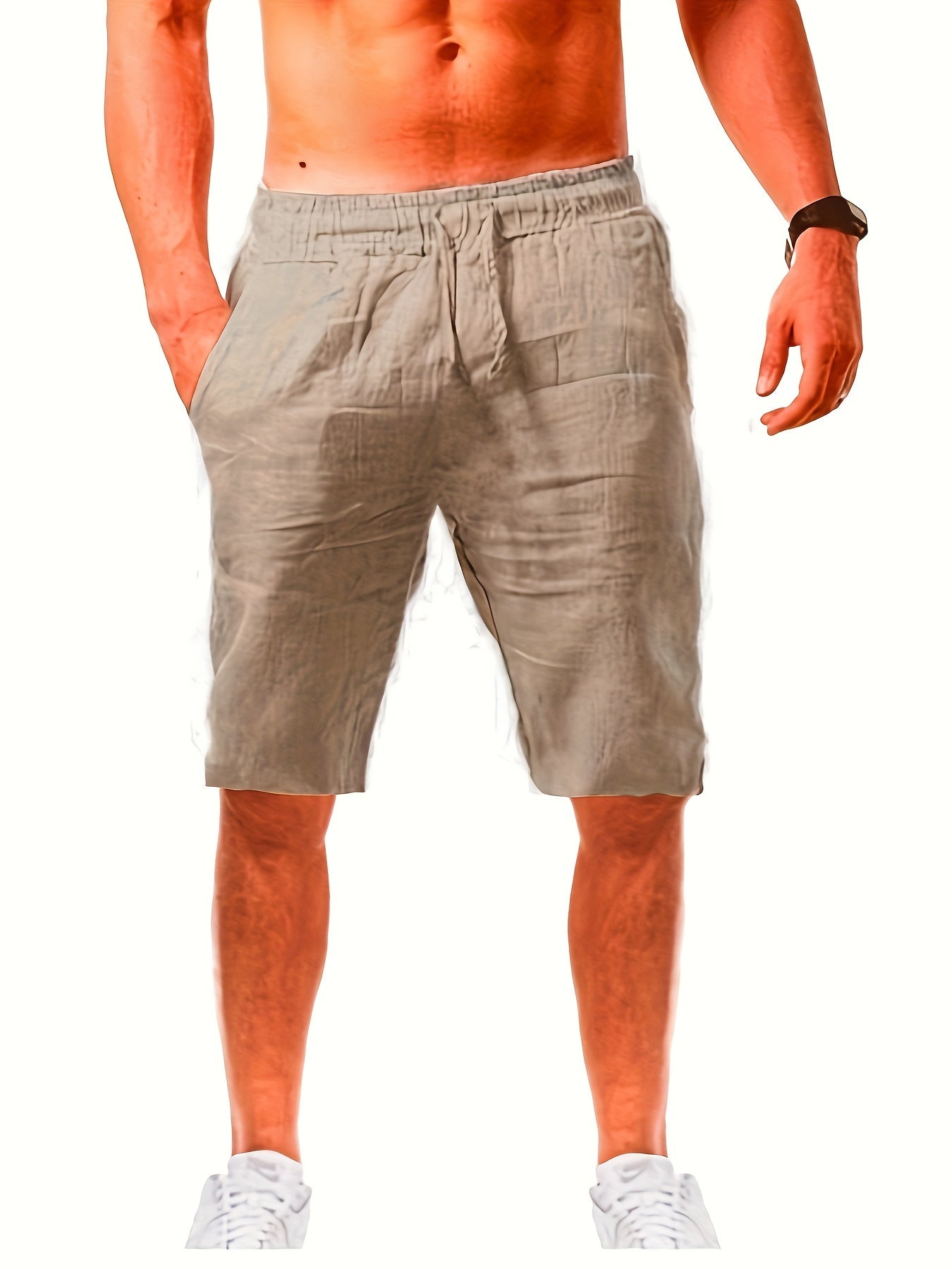 Sam – Men's Casual Breathable Shorts with Drawstring