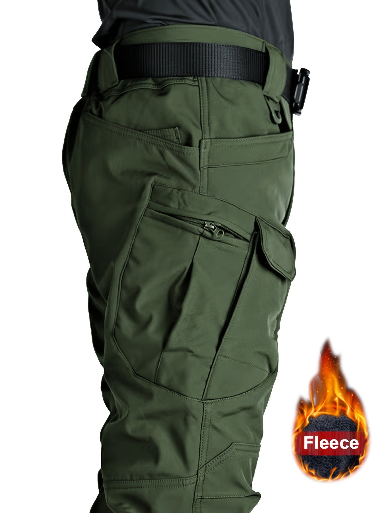 Jason - Fleece-Lined Tactical Pants with Multi Pockets for Men