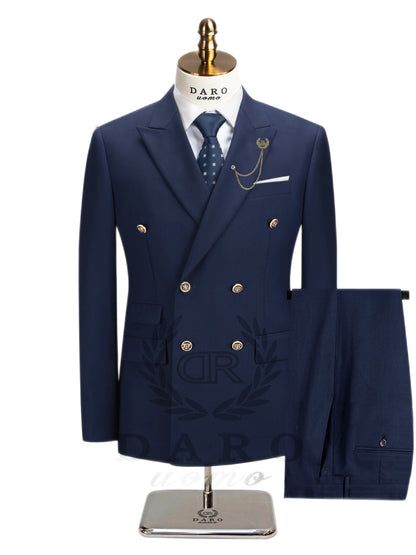 Michael – Men's Fashion Suit Set with Double Breasted Jacket