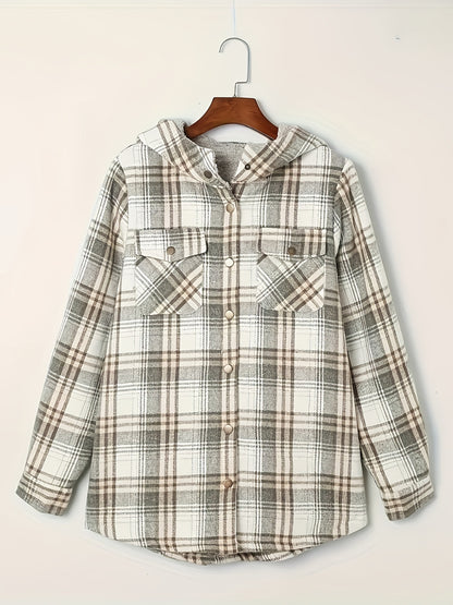 Dawn – Plaid Hooded Jacket for Women