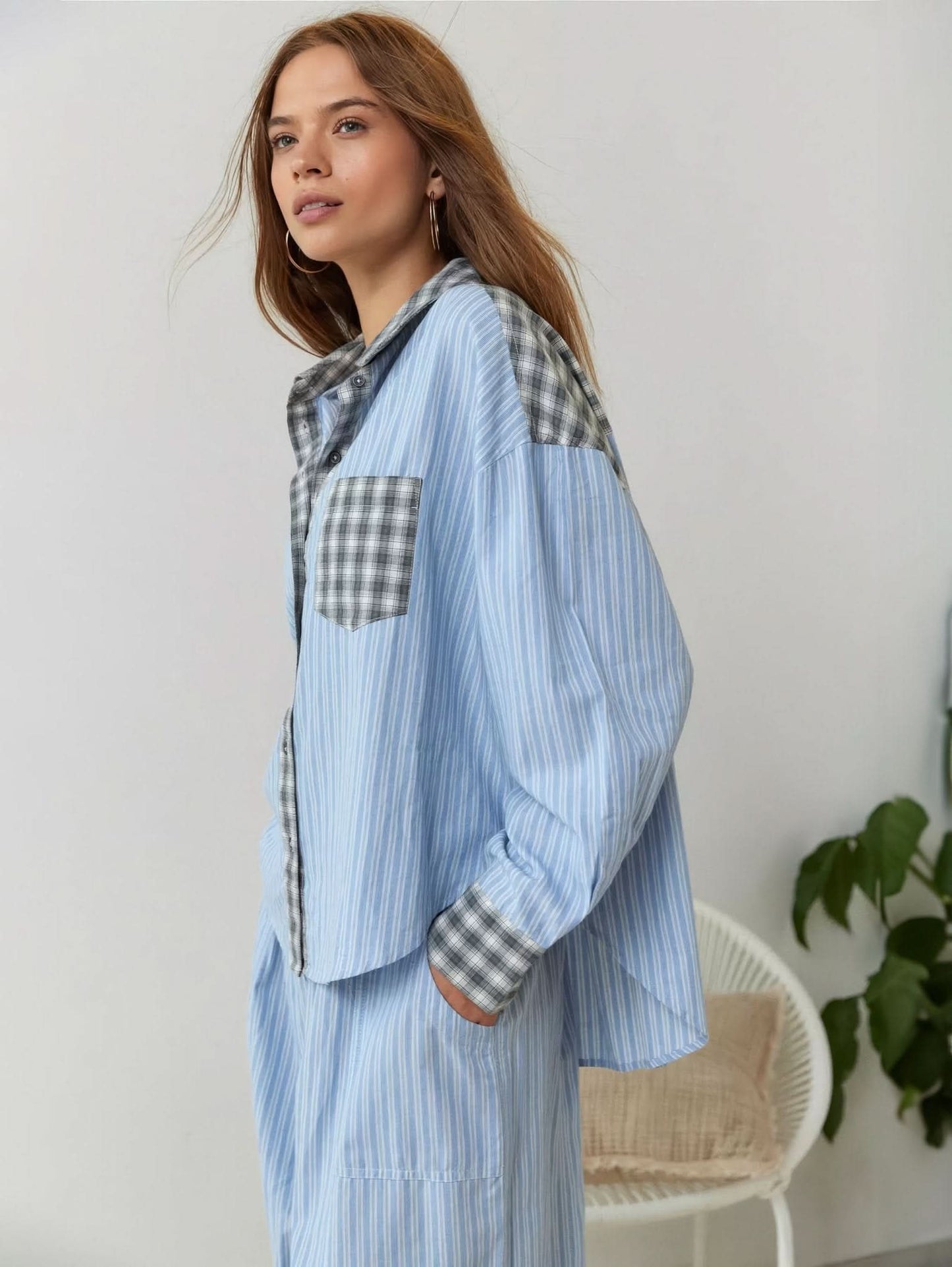 Tempie - Women's Vintage pyjama and shirt set