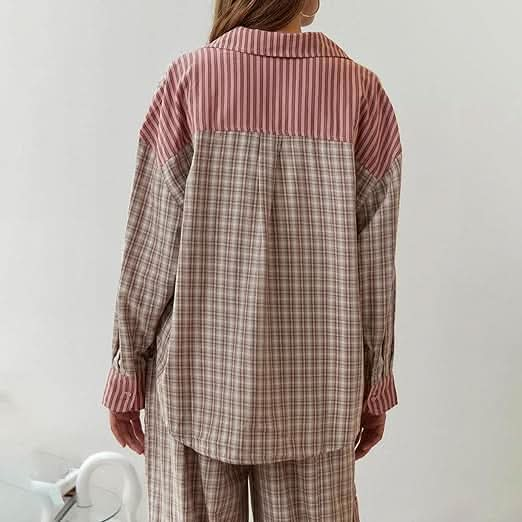 Tempie - Women's Vintage pyjama and shirt set