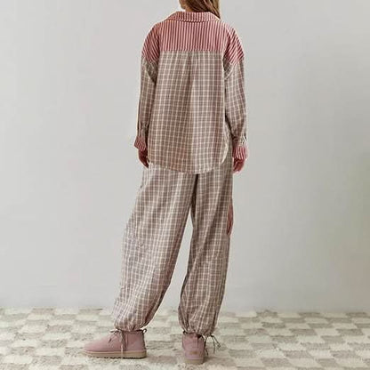 Tempie - Women's Vintage pyjama and shirt set